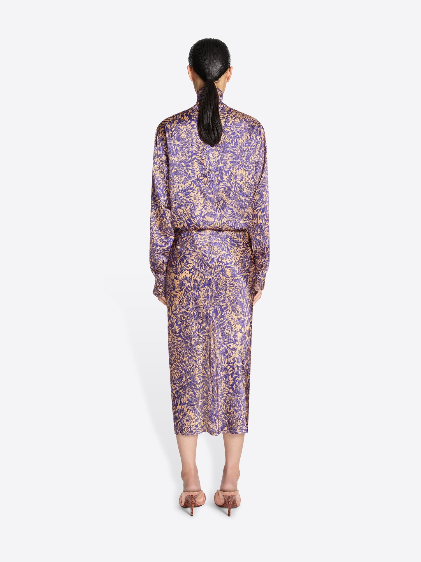 Printed Silk Skirt