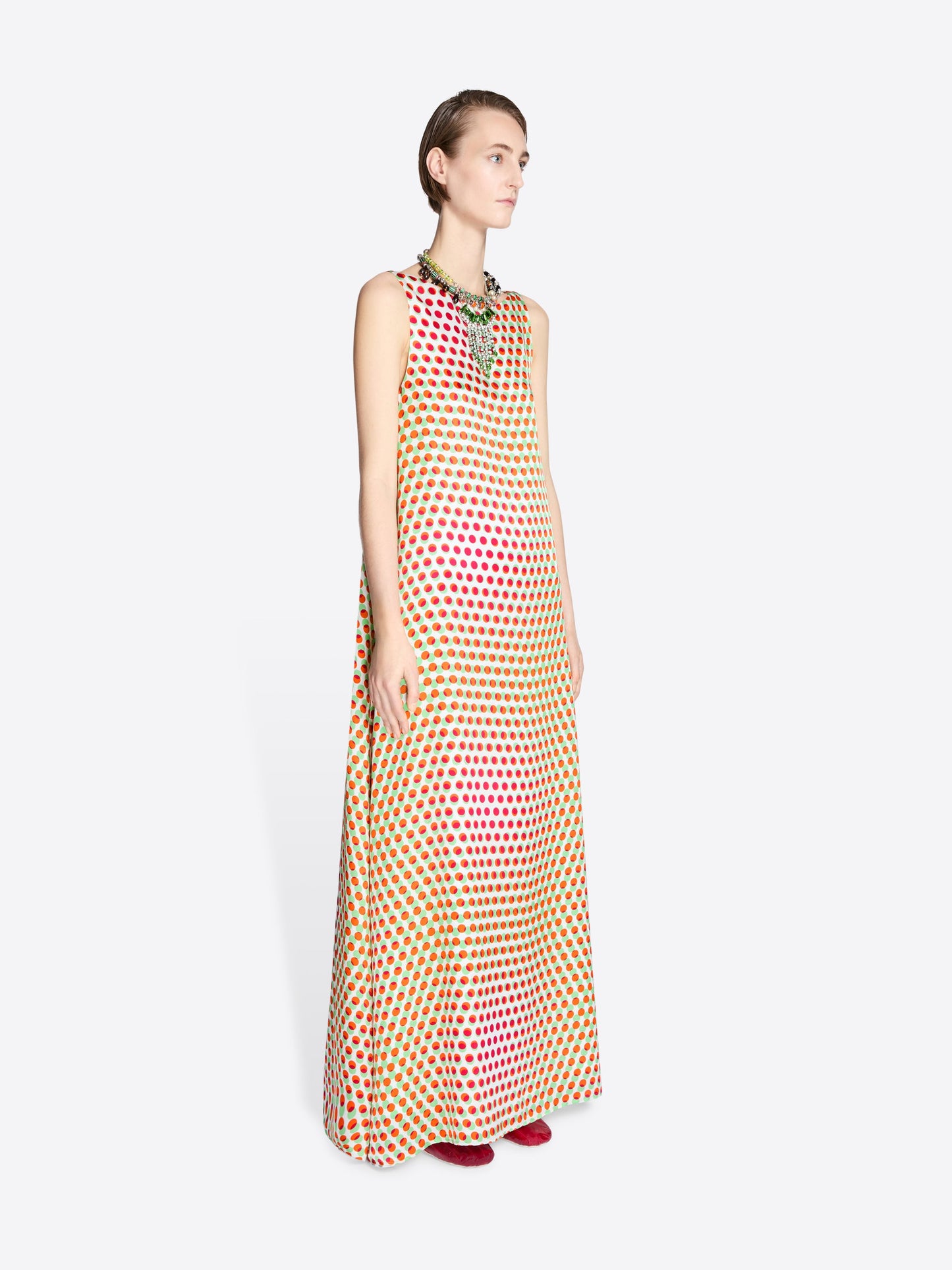 Printed Silk Dress
